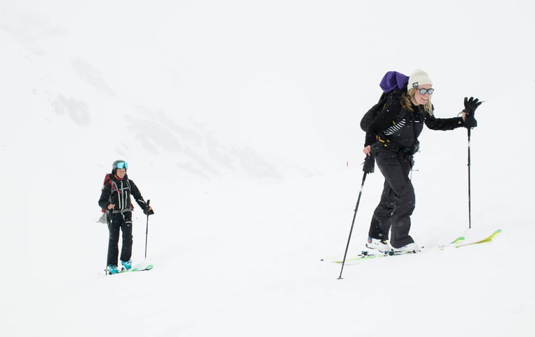 POW Switzerland, Faction Skis and FW Apparel motivate The Swiss Mountaineering Community to eat and tour 1% better