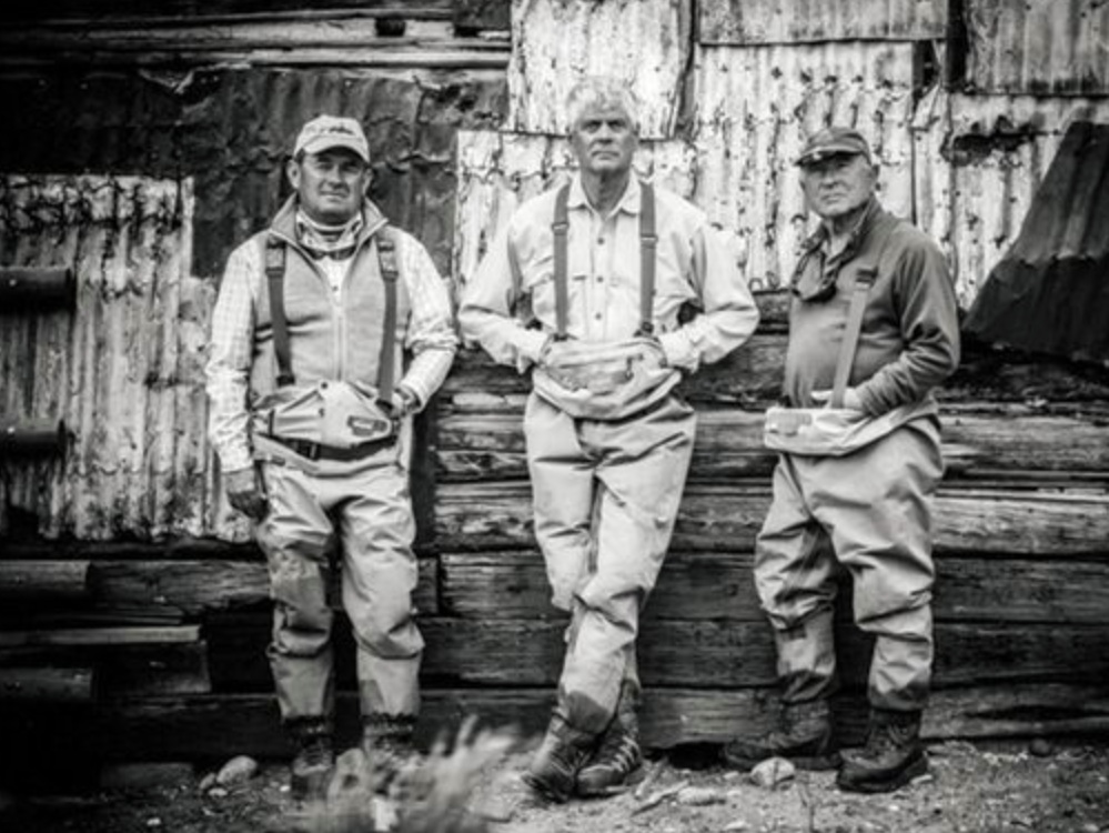 Mauro Mazzo, Craig Mathews and Yvon Chouinard